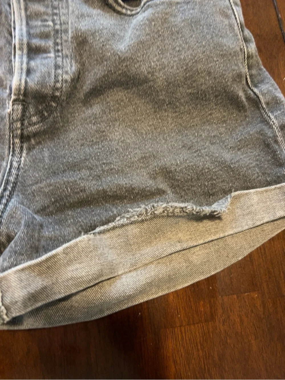 Levi’s 501 Original Button Fly Denim Shorts Blackish Gray Women’s Size 29 Cuffed
